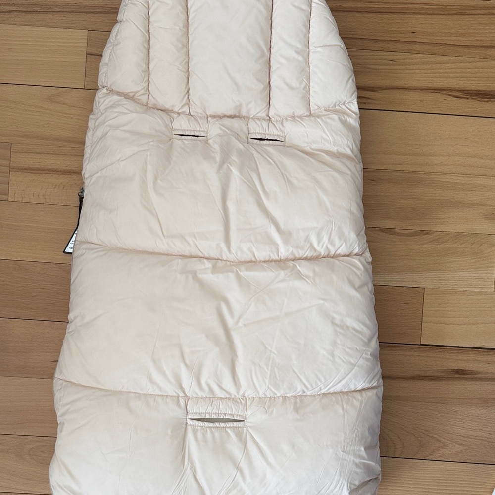 Cream pink Padded Baby Sleeping Bag - Picture 3 of 3